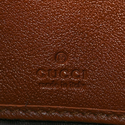 Gucci Wonka Grain Calfskin Diana Zip Around Continental Wallet Cuir 6 of 7