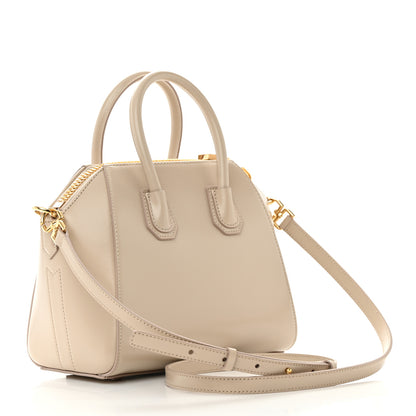 Givenchy Shiny Lord Calfskin Mini Antigona Natural Beige 3 of 13