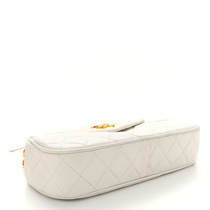 Chanel Lambskin Quilted Tassel Flap White 4 of 11
