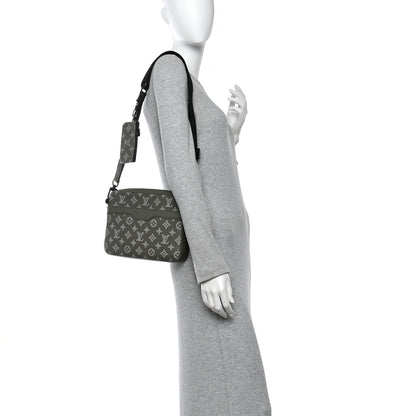Louis Vuitton Monogram Shadow G65 Trio Messenger Olive Green 2 of 12