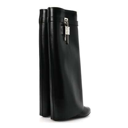 Givenchy Calfskin Shark Lock Pant Boots 37.5 Black 5 of 13