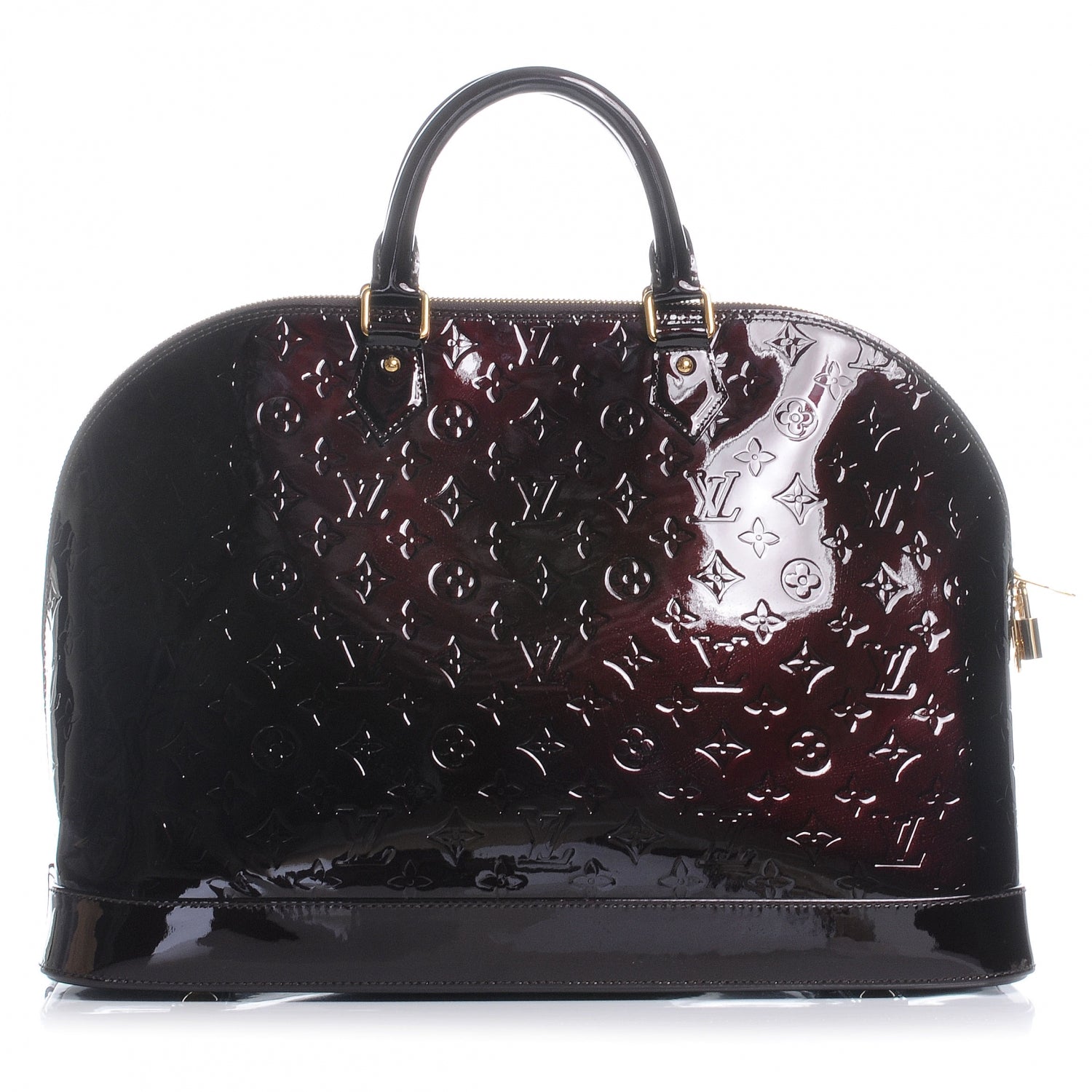 Louis Vuitton Vernis Alma GM XL Amarante 1 of 8