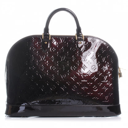 Louis Vuitton Vernis Alma GM XL Amarante 1 of 8