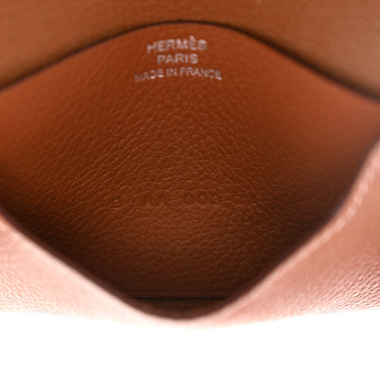 Hermes Evercolor RMS Card Holder Gold 7 of 9