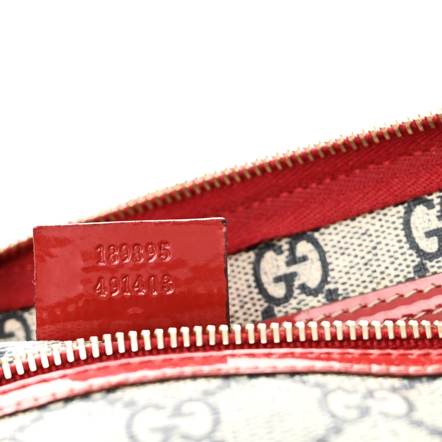 Gucci GG Plus Monogram Tattoo Heart Medium Joy Boston Red 7 of 11