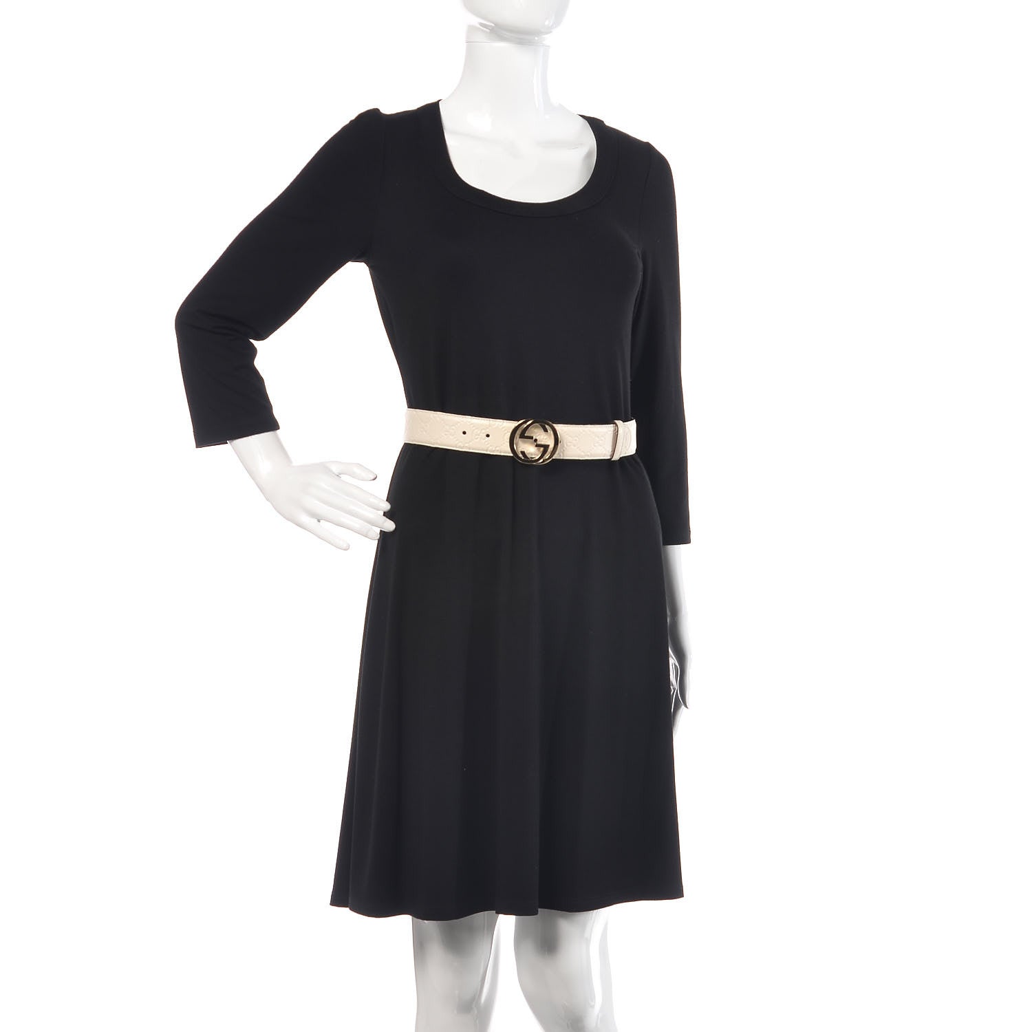 Gucci Guccissima Interlocking G Belt 70 28 Off White 2 of 7