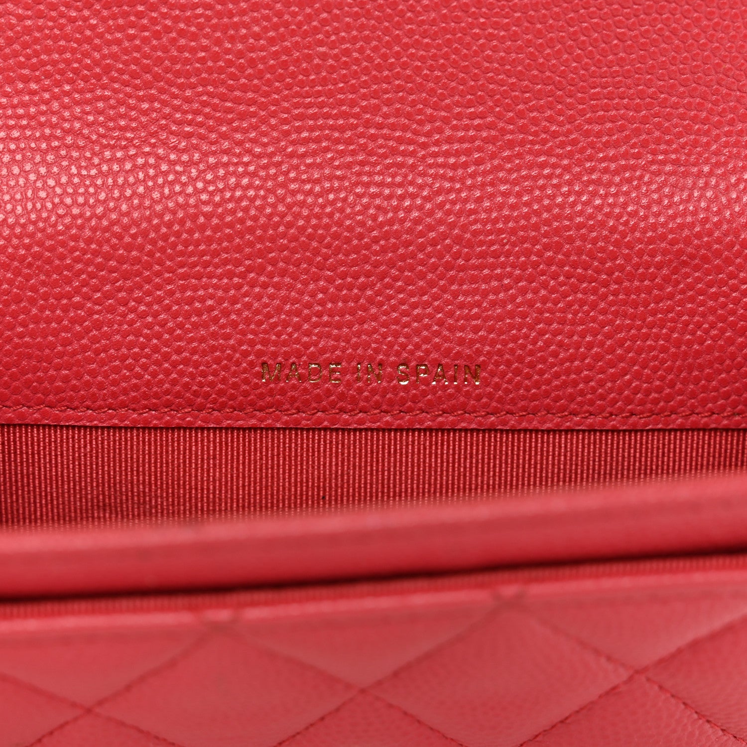 Chanel Caviar Quilted Flap Card Holder Wallet Dark Pink 6 of 10