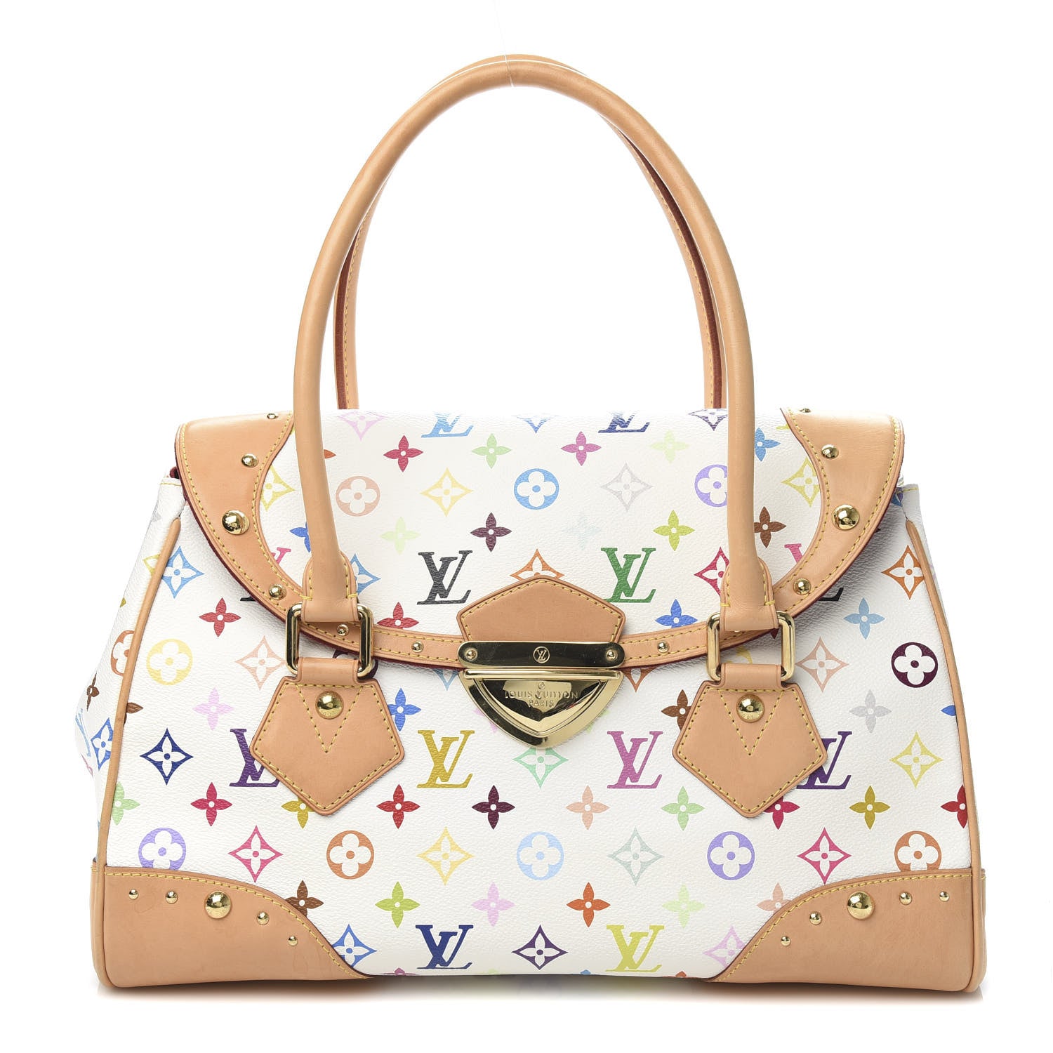 Louis Vuitton Monogram Multicolor Beverly GM White 1 of 10