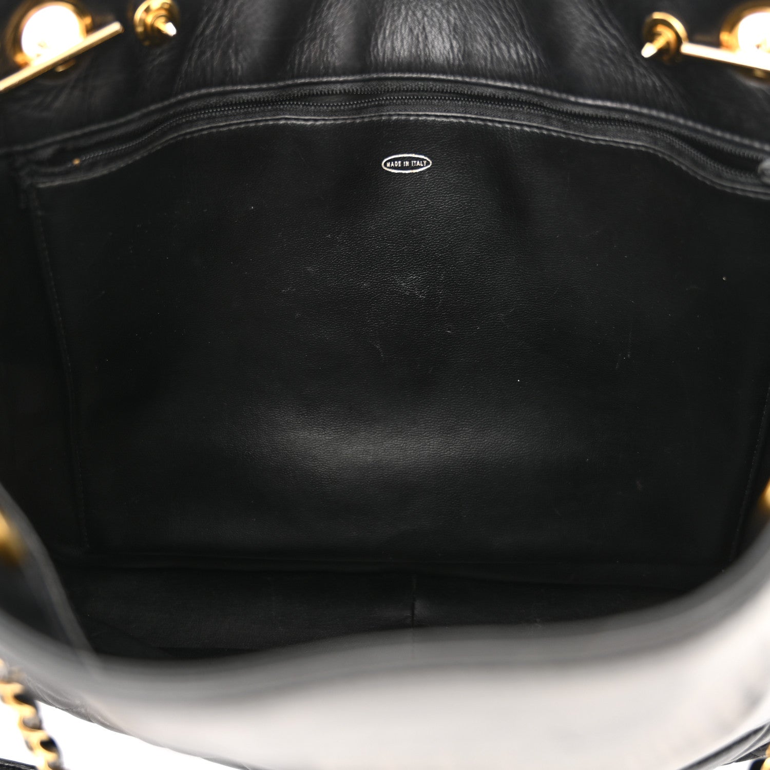 Chanel Lambskin Quilted Shoulder Bag Black 12 of 19