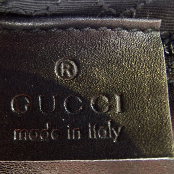 Gucci Leather Laser Cut Bag Black 8 of 9