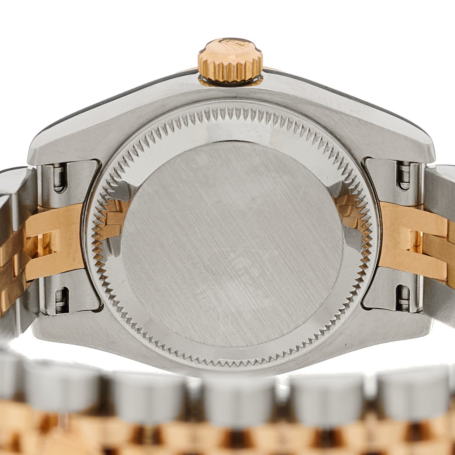Rolex Stainless Steel 18K Everose Gold Diamond 26mm Oyster Perpetual Datejust Watch Pink 179171 4 of 4