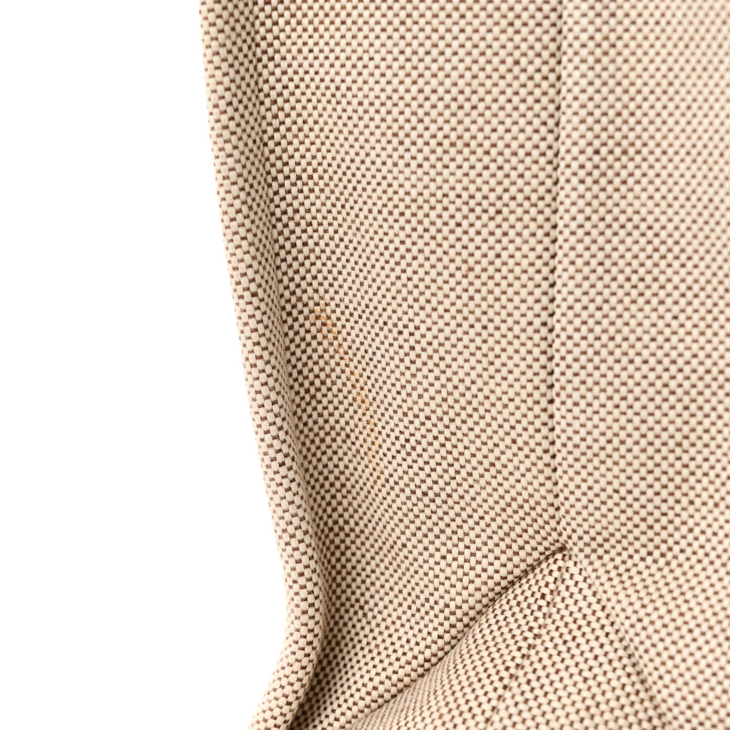 Cotton Calfskin Medium Woody Ribbon Tote White Brown