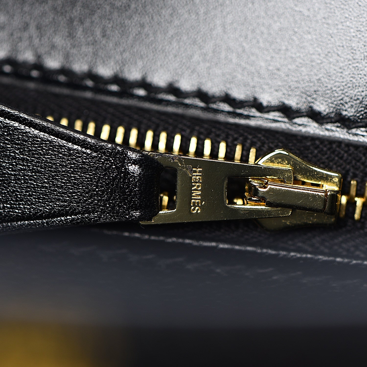 Hermes Box Kelly Sellier 25 Black 8 of 38