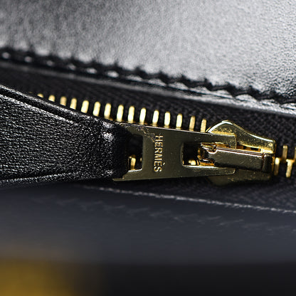 Hermes Box Kelly Sellier 25 Black 8 of 38
