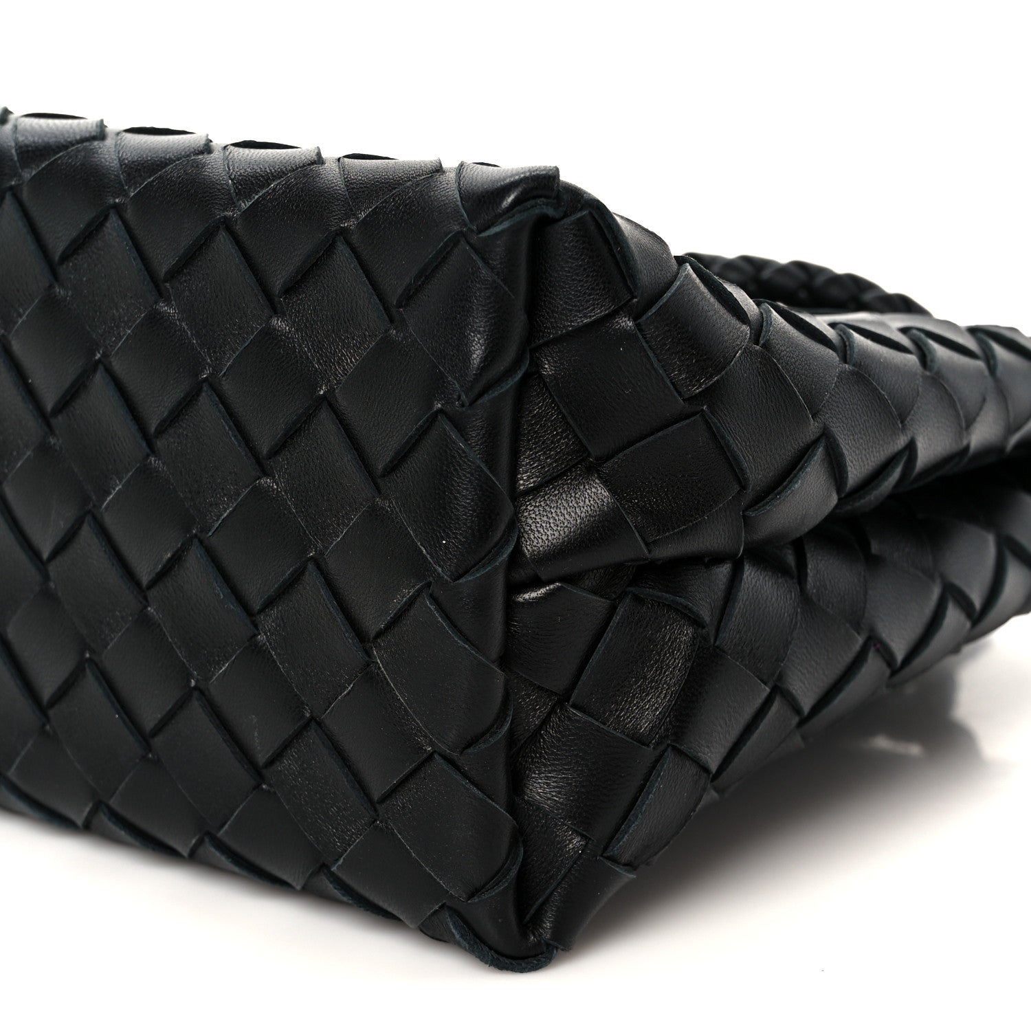 Bottega Veneta Nappa Intrecciato Small Andiamo Shoulder Bag Black 10 of 10