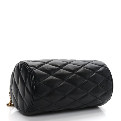 Saint Laurent Lambskin Monogram Small Sade Tube Bag Black 4 of 9
