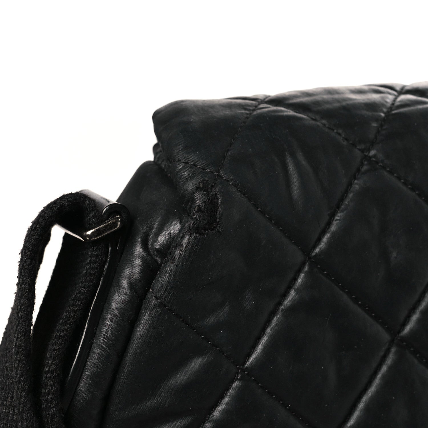 Chanel Nylon Quilted Coco Cocoon Messenger Black 12 of 13
