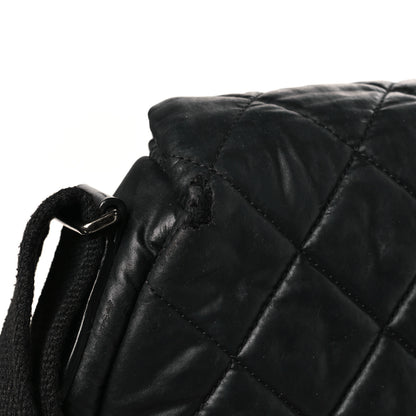 Chanel Nylon Quilted Coco Cocoon Messenger Black 12 of 13