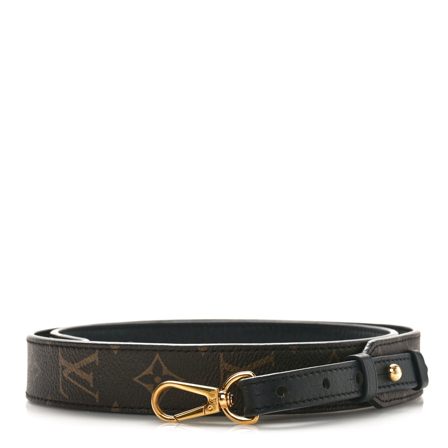 Louis Vuitton Monogram Bandouliere Shoulder Strap XL Black 1 of 5