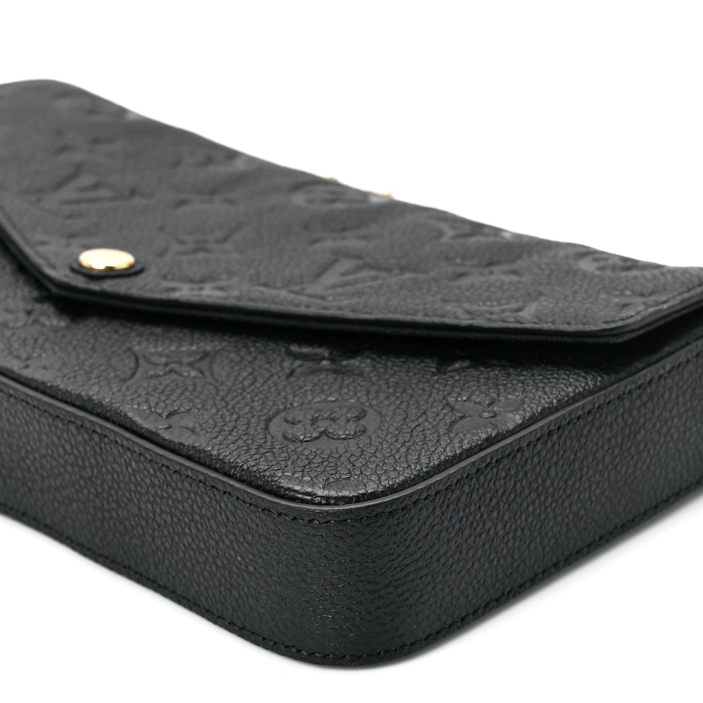 Empreinte Pochette Felicie Chain Wallet Black