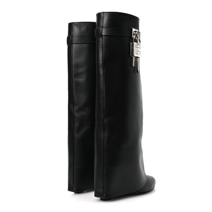 Givenchy Calfskin Shark Lock Pant Boots 37 Black 5 of 15