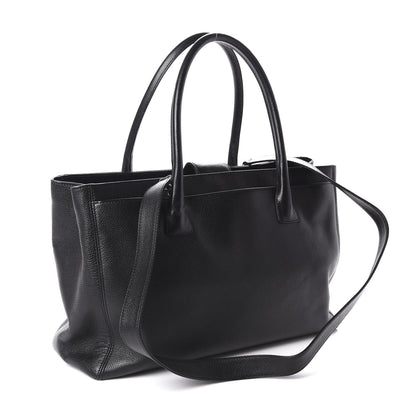 Chanel Calfskin Cerf Executive Shopper Tote Black 4 of 12