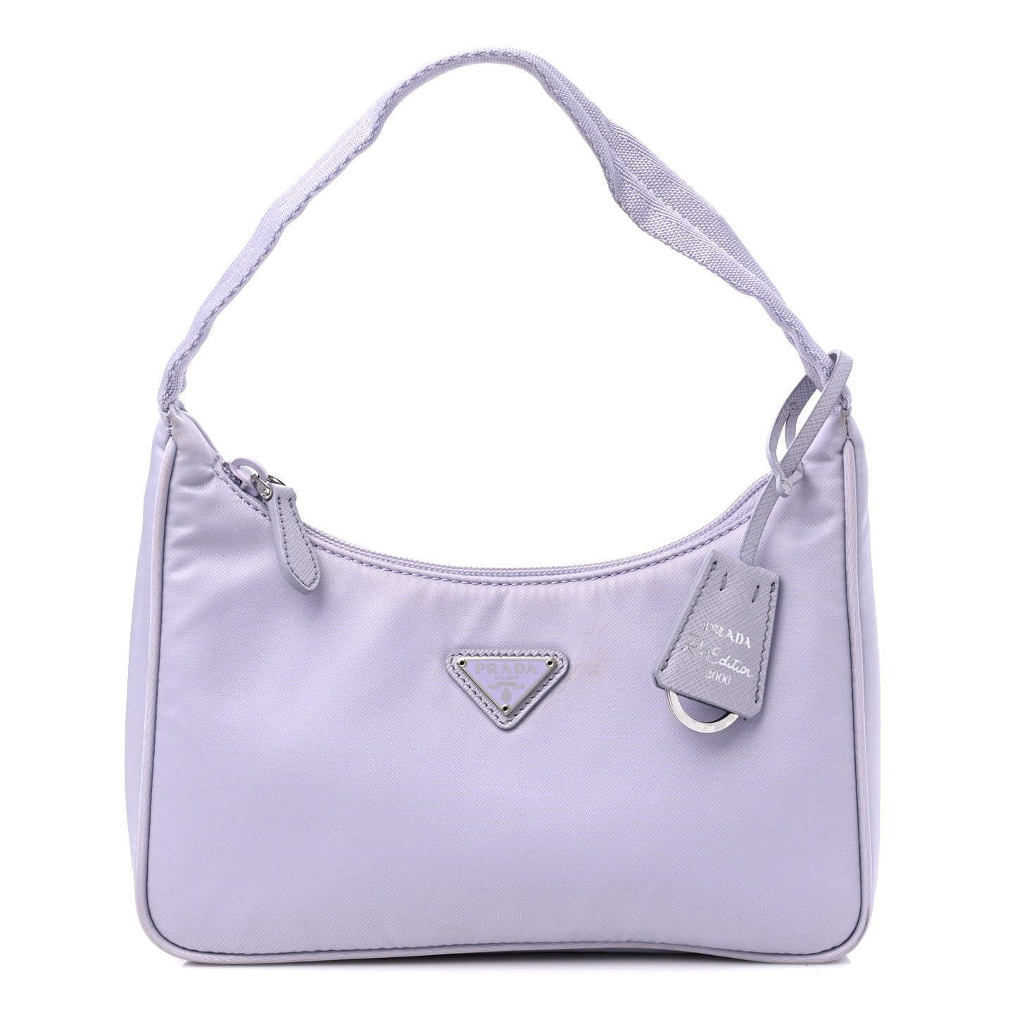 Re-Nylon Saffiano Mini Re-Edition 2000 Bag Glicine
