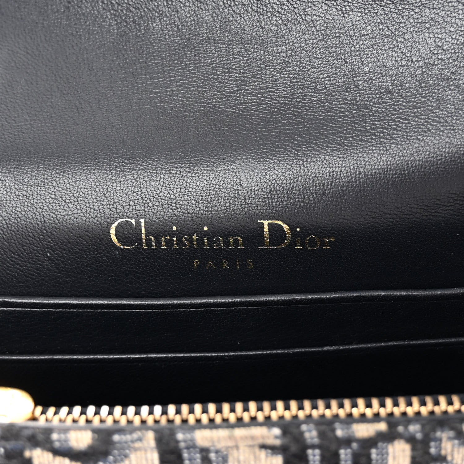 Christian Dior Oblique Saddle Belt Bag Blue 6 of 10