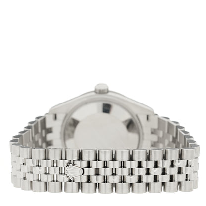 Rolex Stainless Steel 18K White Gold 31mm Oyster Perpetual Datejust Watch Silver 278274 3 of 5