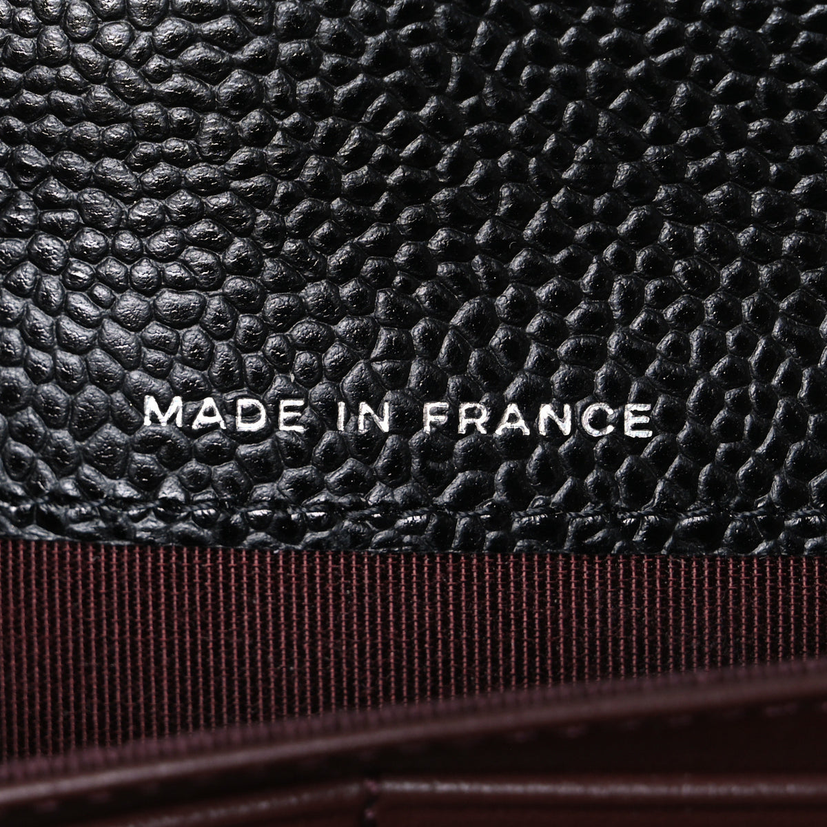 Chanel Caviar Quilted Large Gusset Flap Wallet Black 7 of 8