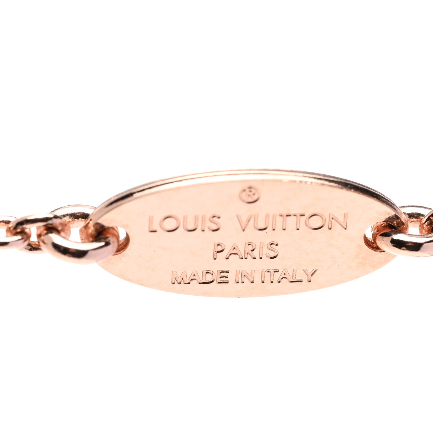 Louis Vuitton Essential V Necklace Rose Gold 4 of 6