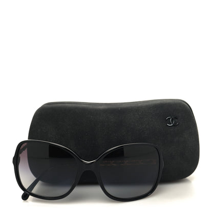 Chanel Acetate Lambskin Chain Square Sunglasses 5210-Q Black 7 of 7