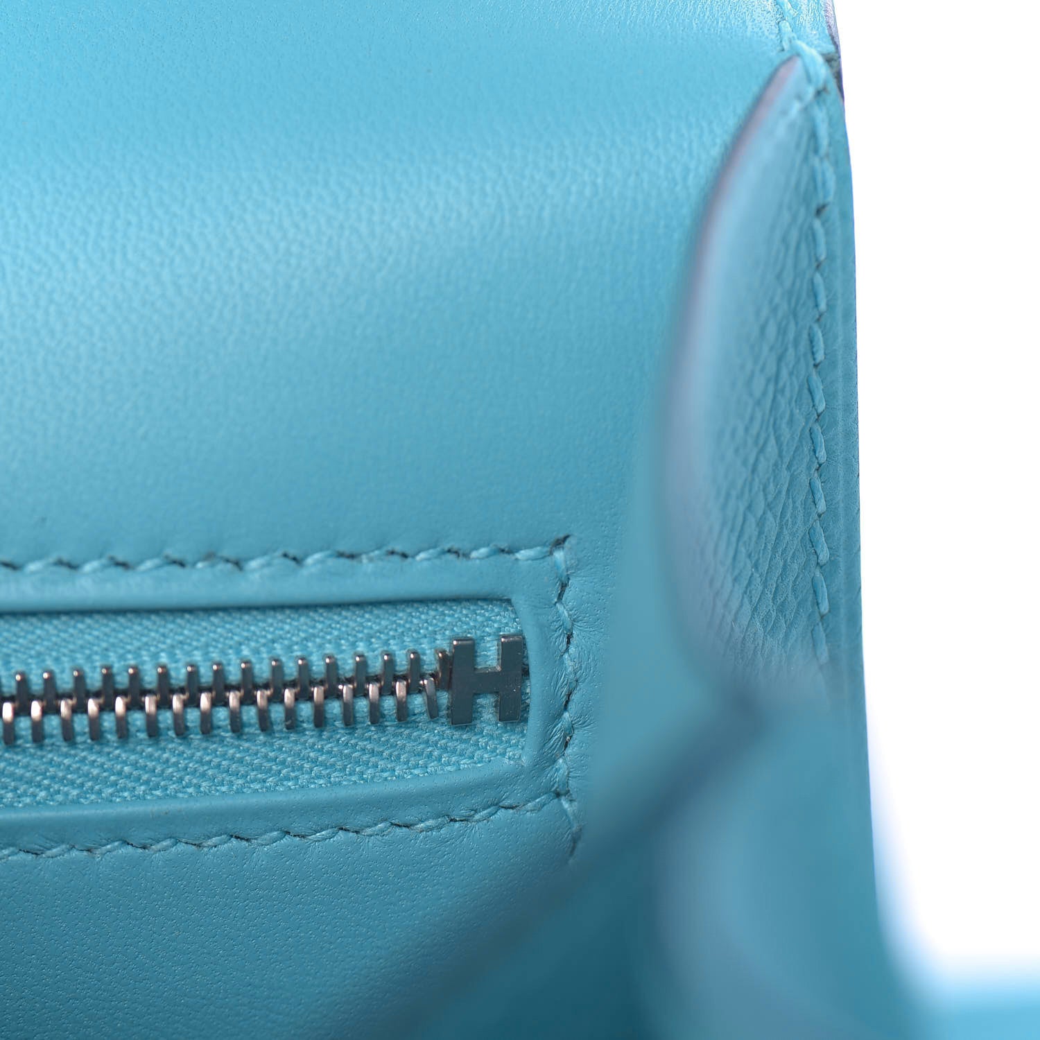 Hermes Epsom Enamel Constance 24 Bleu Du Nord Rouge 21 of 23