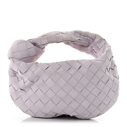Bottega Veneta Suede Intrecciato Mini Jodie Mirth Washed 1 of 9