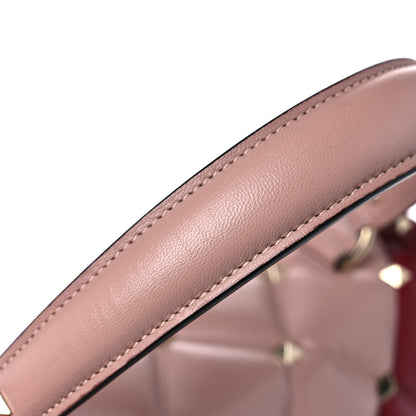 Valentino Garavani Nappa Medium Candystud Top Handle Bag Poudre Rubino 16 of 16