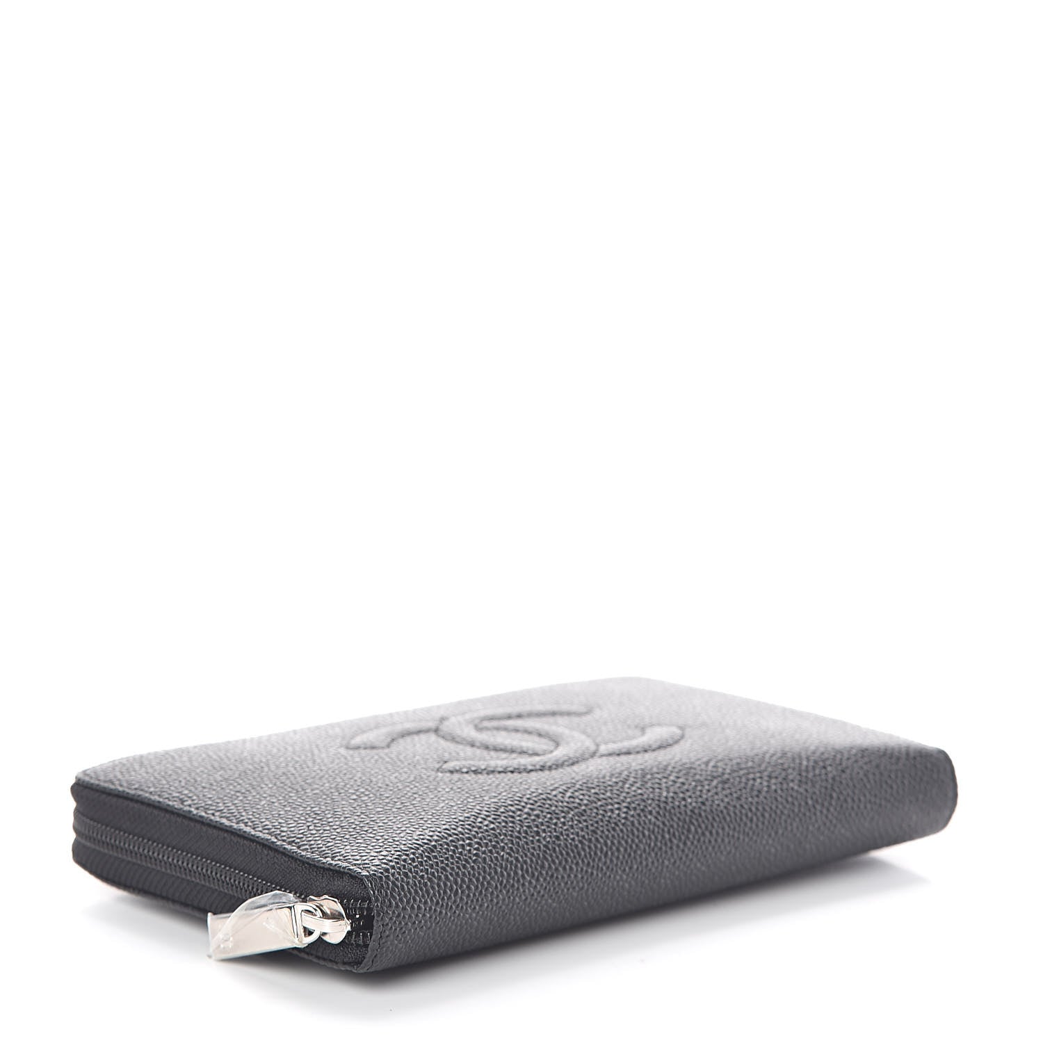 Chanel Caviar Timeless Travel Zip Wallet Black 4 of 6
