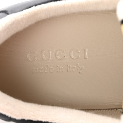 Gucci Calfskin Web Mens Screener Sneakers 7.5 Black White 8 of 10