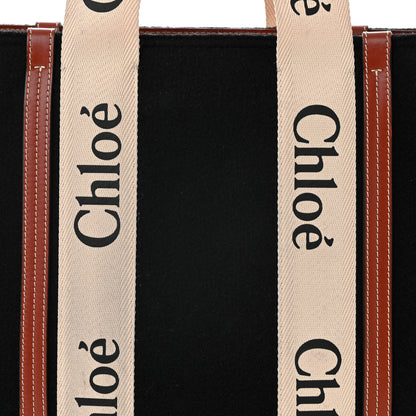 Chloe Felt Calfskin Large Woody Ribbon Tote 8 of 10