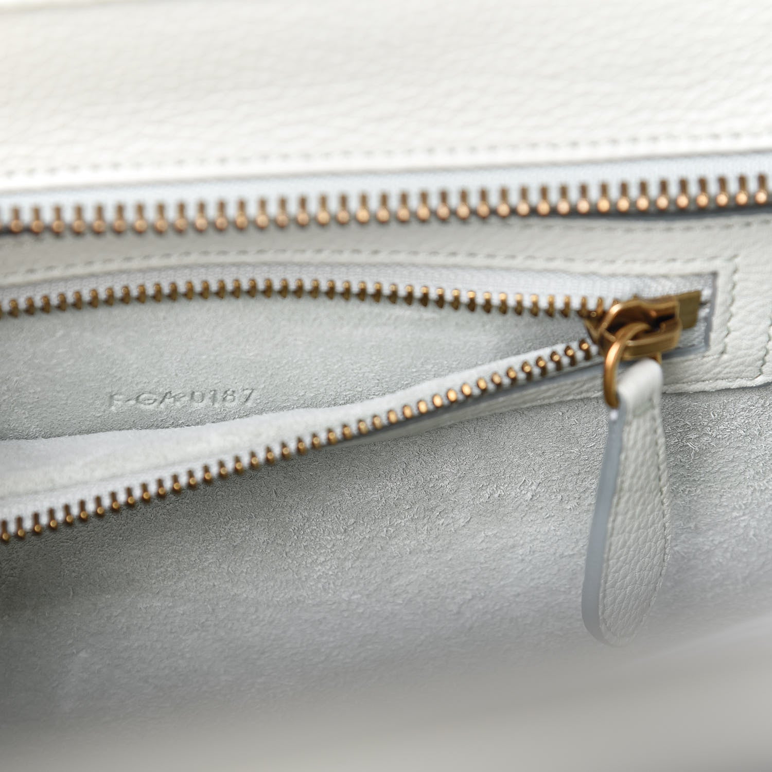Celine Drummed Calfskin Micro Luggage Jade 8 of 12