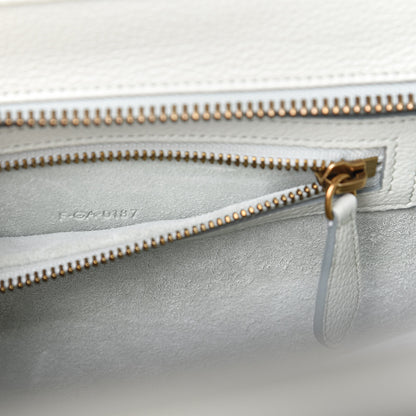 Celine Drummed Calfskin Micro Luggage Jade 8 of 12