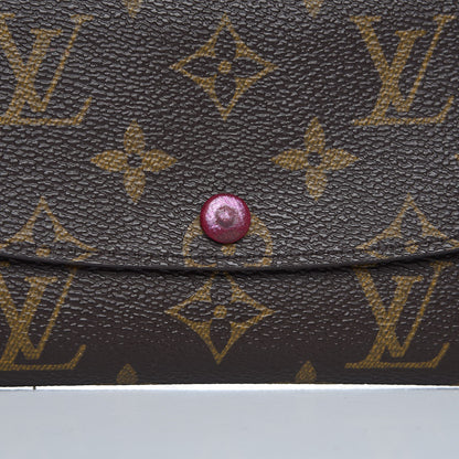 Louis Vuitton Monogram Emilie Wallet Fuchsia 8 of 9