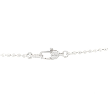 Gucci Sterling Silver Trademark Logo Oval Pendant Necklace 5 of 5