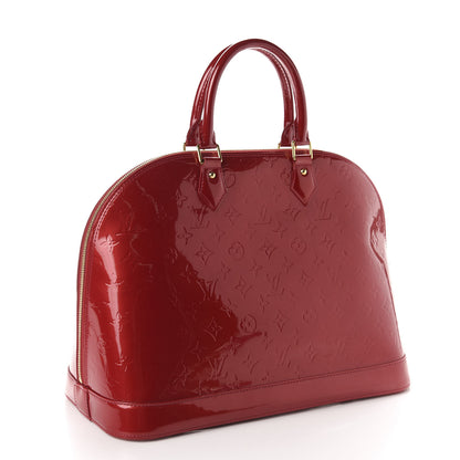 Louis Vuitton Vernis Alma GM Pomme D'Amour 3 of 9
