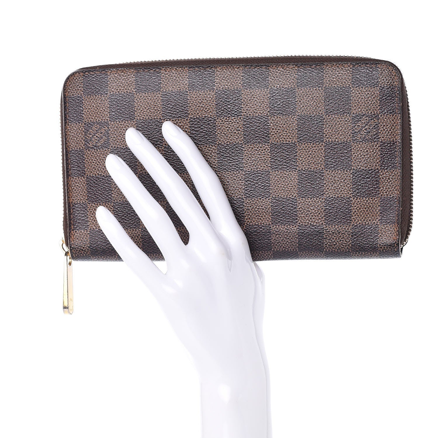 Louis Vuitton Damier Ebene Zippy Organizer Wallet 2 of 7