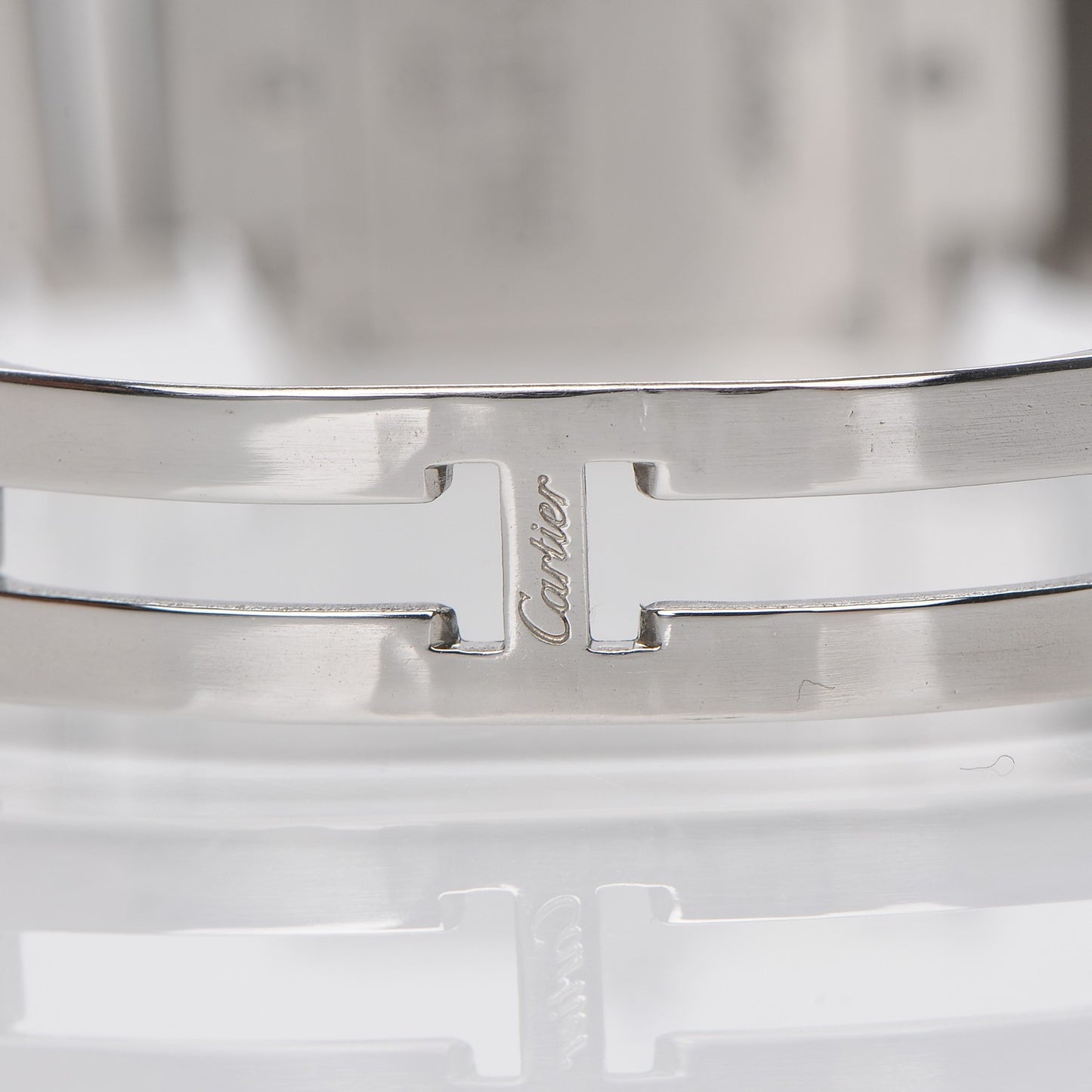 Stainless Steel 20mm Tank Francaise Quartz Watch