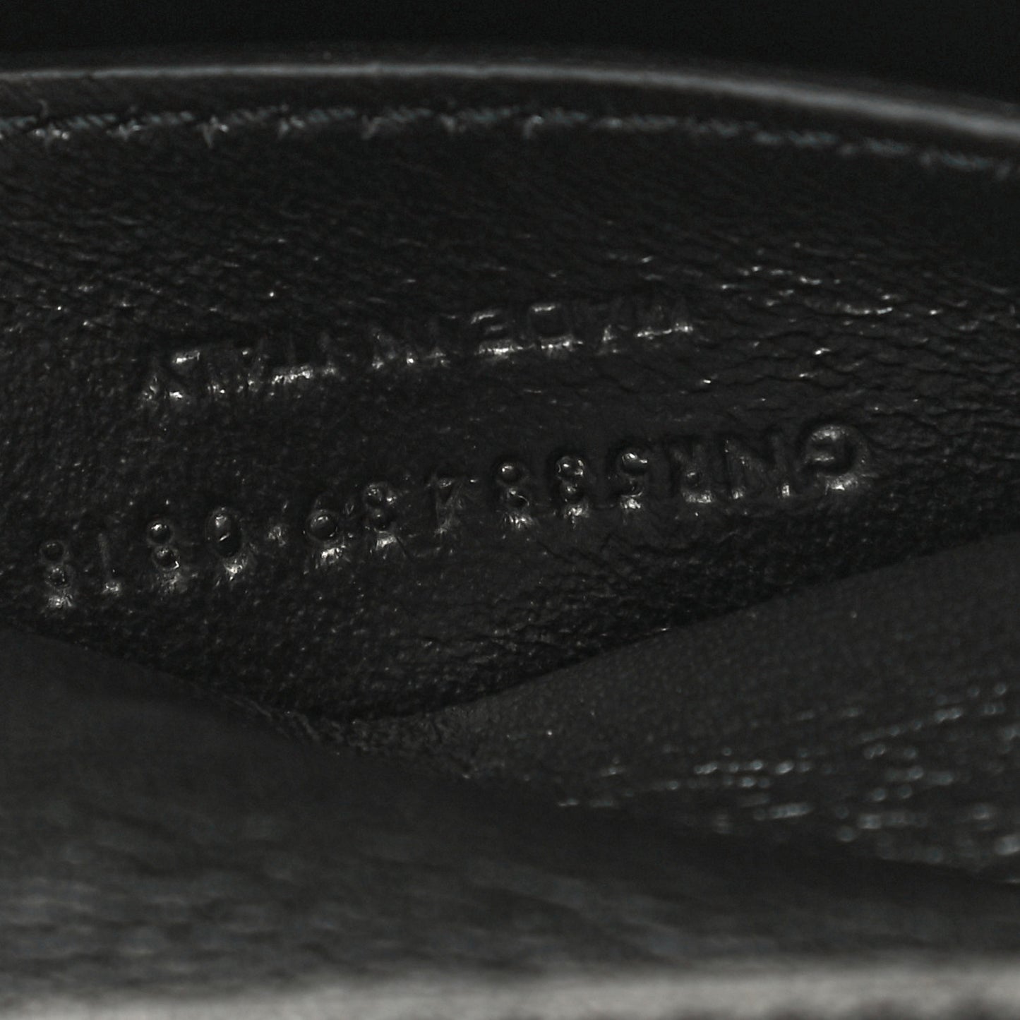 Lambskin Matelasse Monogram Small Vicky Chain Bag Black