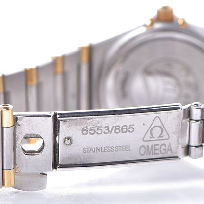 Omega Stainless Steel 18K Yellow Gold 22mm Constellation Quartz Watch Champagne 1262.10 6 of 6