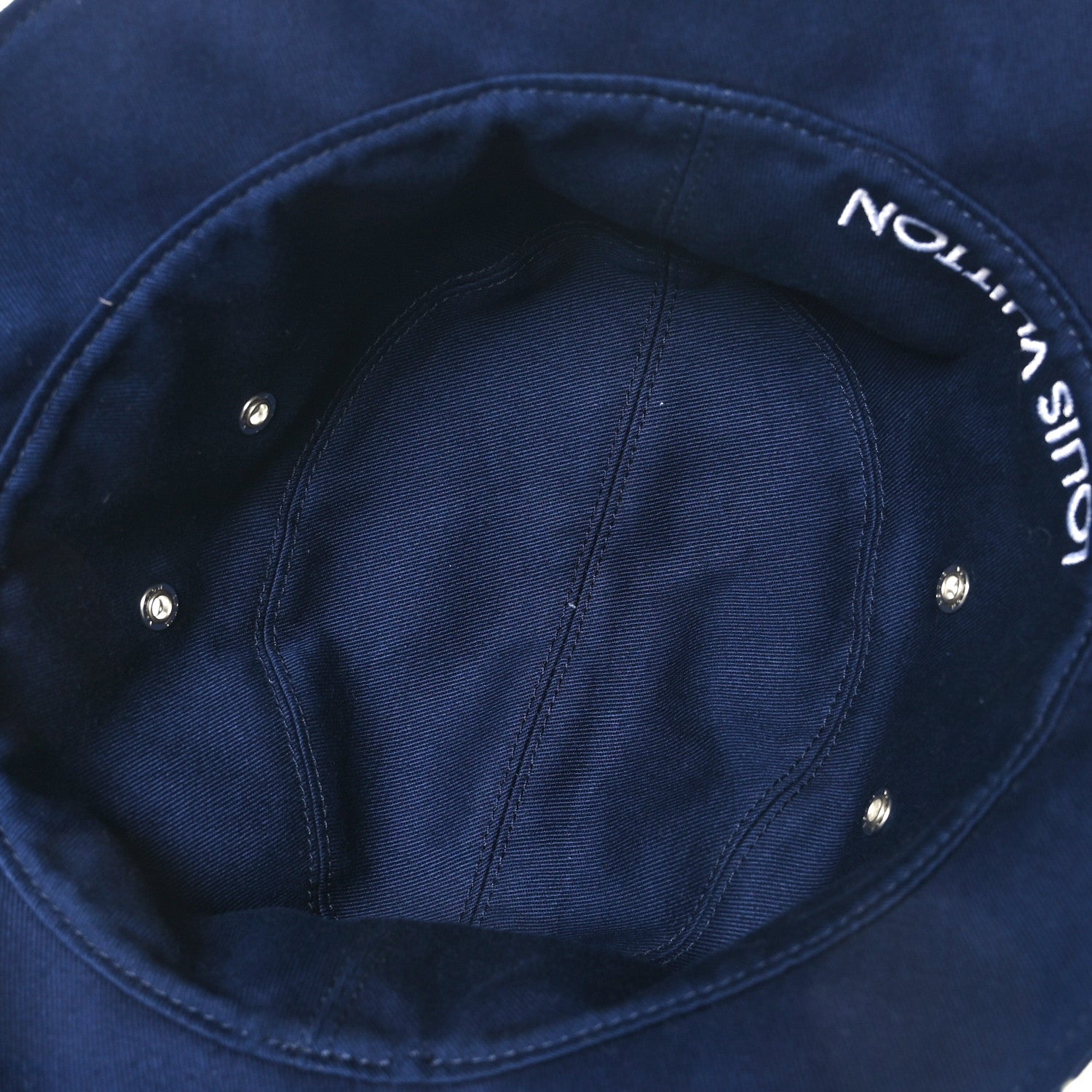 Louis Vuitton Monogram Bandana Bucket Hat Blue 6 of 10