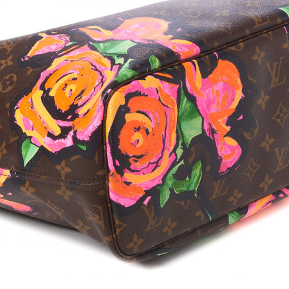 Louis Vuitton Monogram Roses Neverfull MM 6 of 8