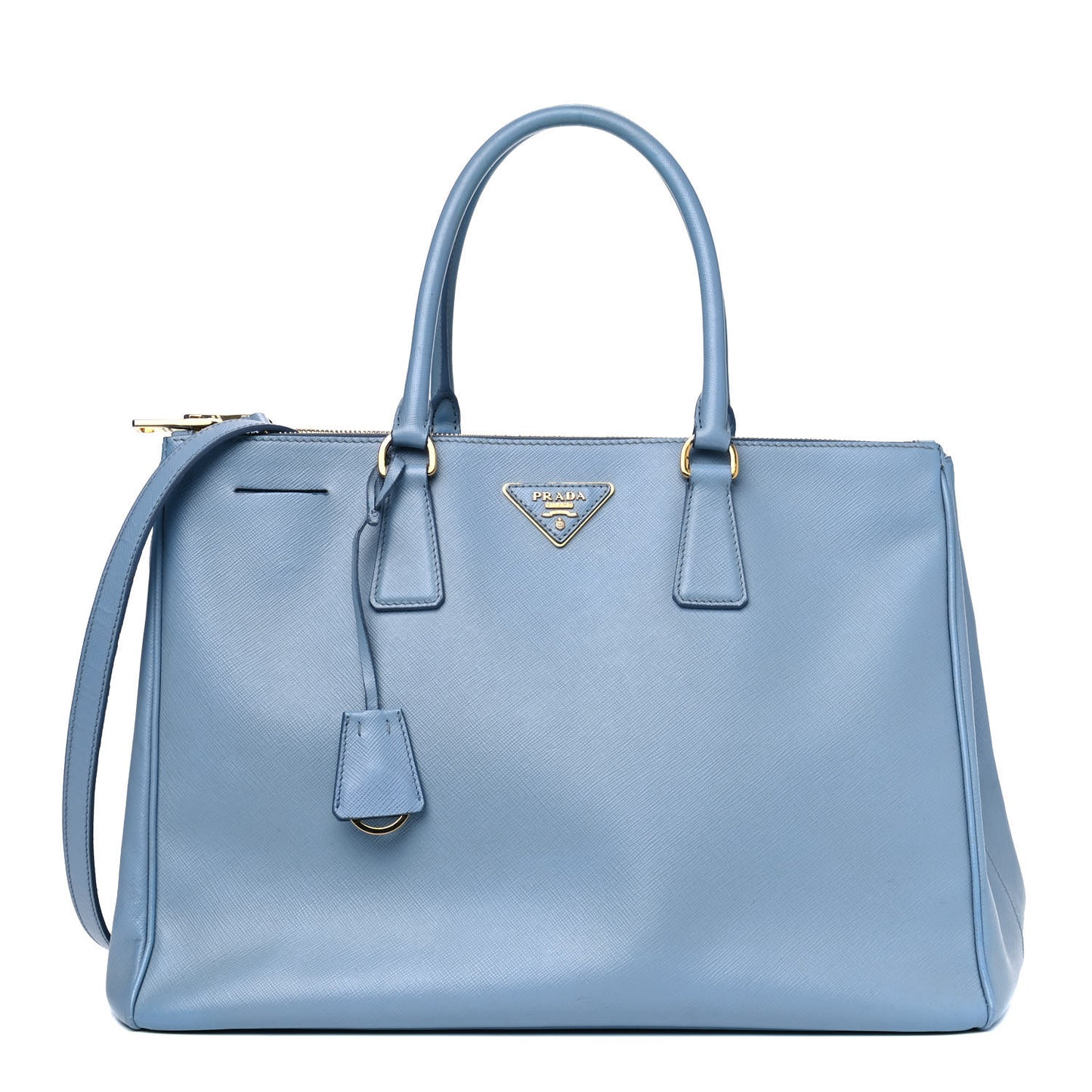 Saffiano Medium Galleria Double Zip Tote Aviazione